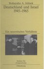 Buchcover Deutschland und Israel 1945–1965