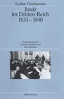 Buchcover Justiz im Dritten Reich 1933-1940