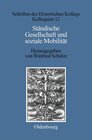 Buchcover Ständische Gesellschaft und Soziale Mobilität