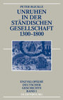 Buchcover Unruhen in der ständischen Gesellschaft 1300-1800