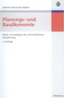 Buchcover Planungs- und Bauökonomie