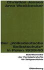 Buchcover Der "Volksdeutsche Selbstschutz" in Polen 1939/1940