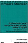 Buchcover Industrie und Gewekschaften 1918-1924