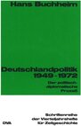 Buchcover Deutschlandpolitik 1949-1972