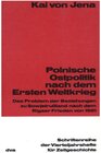Buchcover Polnische Ostpolitik nach dem Ersten Weltkrieg