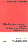 Buchcover Die Bodenreform in der Britischen Zone 1945-1949