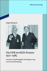 Buchcover Die DDR im KSZE-Prozess 1972-1985
