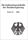Buchcover Die Kabinettsprotokolle der Bundesregierung / 1968