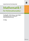 Buchcover Mathematik 1 für Nichtmathematiker