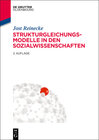 Buchcover Strukturgleichungsmodelle in den Sozialwissenschaften