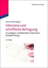 Buchcover Interview und schriftliche Befragung