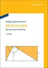 Buchcover Mathematik für die ersten Semester