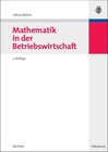 Buchcover Mathematik in der Betriebswirtschaft