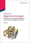Buchcover Allgemeine Soziologie