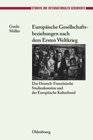 Buchcover Europäische Gesellschaftsbeziehungen nach dem Ersten Weltkrieg