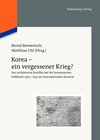 Buchcover Korea - ein vergessener Krieg?