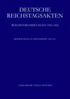 Buchcover Deutsche Reichstagsakten. Reichsversammlungen 1556-1662 / Der Reichstag zu Regensburg 1556/57