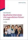 Buchcover Qualitative Interviews mit Jugendlichen führen