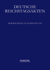 Buchcover Deutsche Reichstagsakten. Deutsche Reichstagsakten unter Maximilian I. / Der Reichstag zu Konstanz 1507