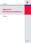 Buchcover Allgemeine Betriebswirtschaftslehre