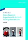 Buchcover Grundlegende Experimentiertechnik im Physikunterricht
