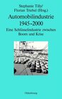 Buchcover Automobilindustrie 1945-2000