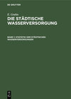 Buchcover E. Grahn: Die städtische Wasserversorgung / Statistik der städtischen Wasserversorgungen