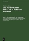 Buchcover Friedrich Ratzel: Die Vereinigten Staaten von Nord-Amerika / Culturgeographie der Vereinigten Staaten von Nord-Amerika u
