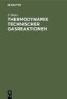 Buchcover Thermodynamik technischer Gasreaktionen