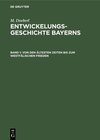 Buchcover M. Doeberl: Entwickelungsgeschichte Bayerns / Von den ältesten Zeiten bis zum Westfälischen Frieden