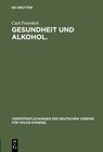 Buchcover Gesundheit und Alkohol.