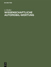 Buchcover Wissenschaftliche Automobil-Wertung