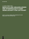 Buchcover L. Prandtl; Wilhelm Hoff: Berichte und Abhandlungen der Wissenschaftlichen... / Jahrbuch der Wissenschaftlichen Gesellsc