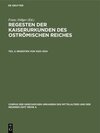 Buchcover Regesten der Kaiserurkunden des oströmischen Reiches / Regesten von 1025–1204