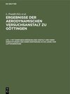 Buchcover Ergebnisse der aerodynamischen Versuchsanstalt zu Göttingen / Mit einer Beschreibung der Anstalt und ihrer Einrichtungen
