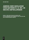 Buchcover Der geologische Aufbau des Fichtelgebirges und Oberpfälzer Waldes und der angrenzenden Gebiete