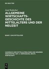Buchcover Handbuch der mittelalterlichen und neueren Geschichte. Verfassung,... / Das Mittelalter