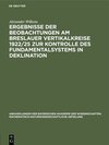 Buchcover Ergebnisse der Beobachtungen am Breslauer Vertikalkreise 1922/25 zur Kontrolle des Fundamentalsystems in Deklination