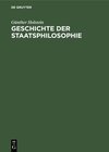 Buchcover Geschichte der Staatsphilosophie