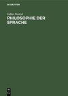 Buchcover Philosophie der Sprache