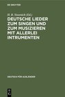 Buchcover Deutsche Lieder