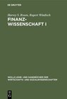 Buchcover Finanzwissenschaft I