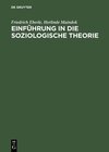 Buchcover Einführung in die soziologische Theorie