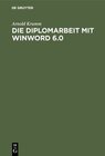 Buchcover Die Diplomarbeit mit WinWord 6.0