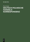 Buchcover Deutsch-polnische Handelskorrespondenz