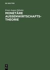 Buchcover Monetäre Außenwirtschaftstheorie