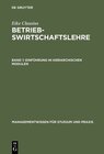 Buchcover Eike Clausius: Betriebswirtschaftslehre / Einführung in hierarchischen Modulen