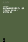 Buchcover Programmieren mit Visual Basic - Excel 97