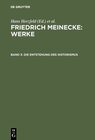 Buchcover Friedrich Meinecke: Werke / Die Entstehung des Historismus