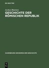 Buchcover Geschichte der römischen Republik